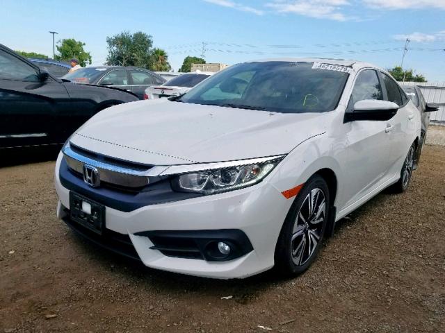 2HGFC1F30GH654769 - 2016 HONDA CIVIC EX WHITE photo 2