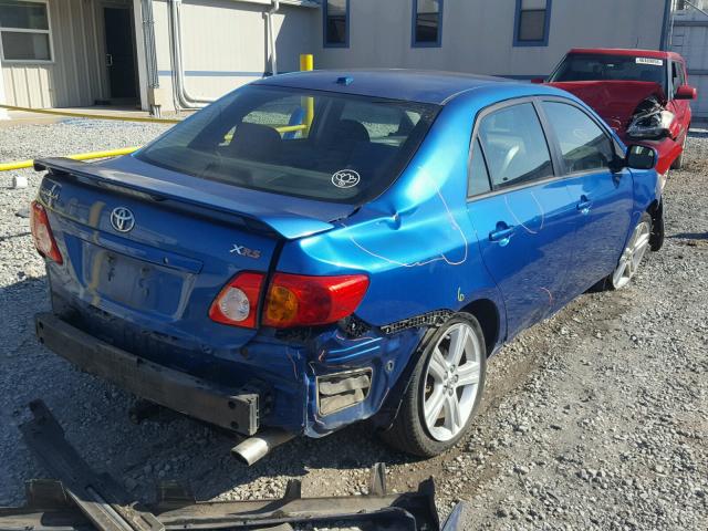 1NXBE40E69Z048312 - 2009 TOYOTA COROLLA XR 蓝色 照片 4
