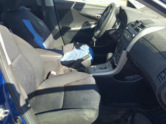 1NXBE40E69Z048312 - 2009 TOYOTA COROLLA XR 蓝色 照片 5