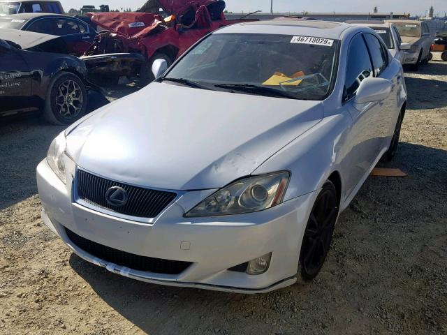 JTHBK262785067327 - 2008 LEXUS IS 250 WHITE photo 2