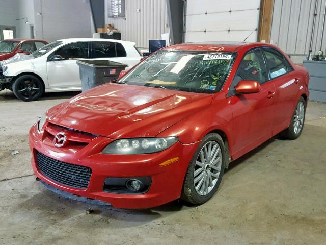 JM1GG12L361105254 - 2006 MAZDA SPEED 6 RED photo 2