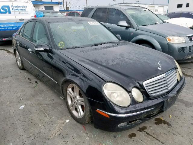 WDBUF83J75X180626 - 2005 MERCEDES-BENZ E500 BLACK photo 1