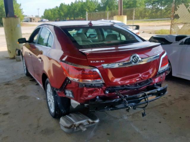 1G4GC5ER0DF187622 - 2013 BUICK LACROSSE MAROON photo 3