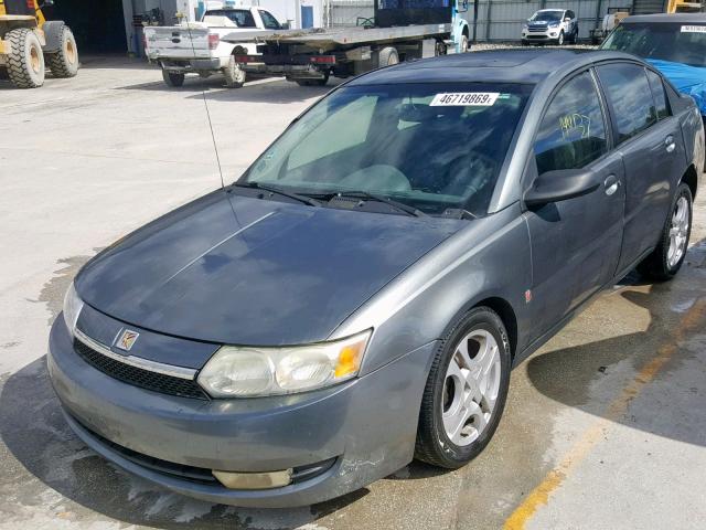 1G8AL52F84Z140576 - 2004 SATURN ION LEVEL GRAY photo 2