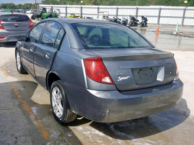 1G8AL52F84Z140576 - 2004 SATURN ION LEVEL GRAY photo 3
