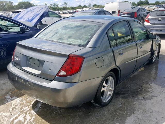 1G8AL52F84Z140576 - 2004 SATURN ION LEVEL GRAY photo 4