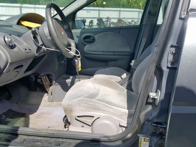 1G8AL52F84Z140576 - 2004 SATURN ION LEVEL GRAY photo 5