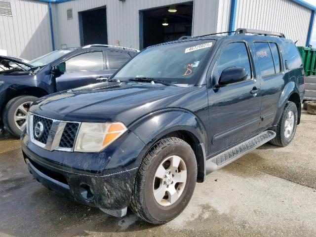 5N1AR18U27C645891 - 2007 NISSAN PATHFINDER BLACK photo 2