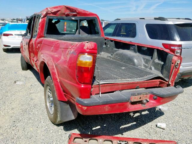 4F4YR16VX1TM28490 - 2001 MAZDA B3000 CAB RED photo 3