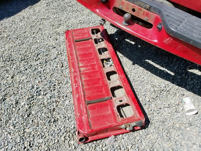 4F4YR16VX1TM28490 - 2001 MAZDA B3000 CAB RED photo 9