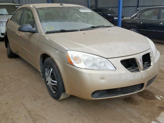 1G2ZF57B884100379 - 2008 PONTIAC G6 VALUE L GOLD photo 1