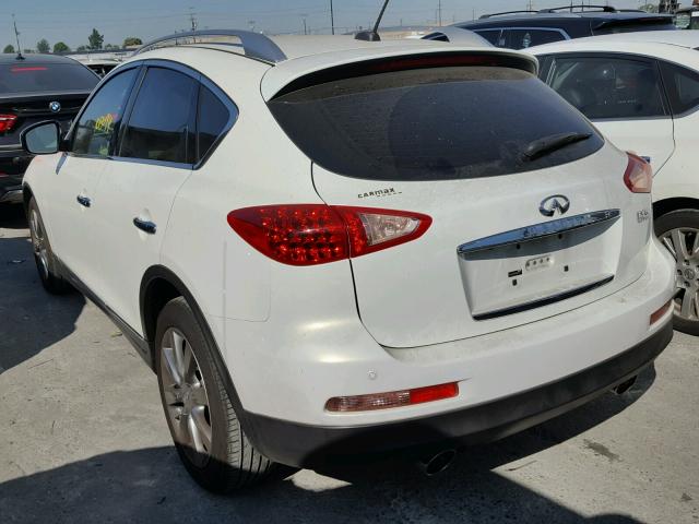 JN1AJ0HP4BM801211 - 2011 INFINITI EX35 BASE WHITE photo 3