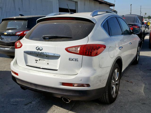 JN1AJ0HP4BM801211 - 2011 INFINITI EX35 BASE WHITE photo 4