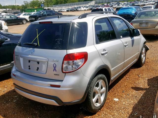 JS2YB413485112219 - 2008 SUZUKI SX4 BASE SILVER photo 4