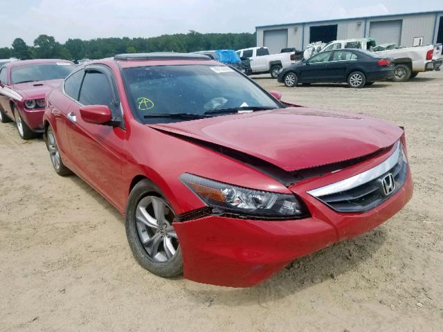 1HGCS2B81CA000336 - 2012 HONDA ACCORD EXL RED photo 1