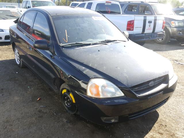 KNADC125636268170 - 2003 KIA RIO BLACK photo 1