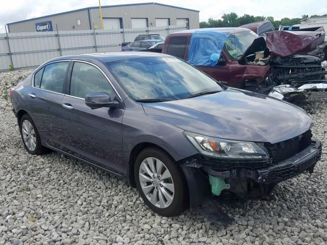 1HGCR3F89FA004960 - 2015 HONDA ACCORD EXL SILVER photo 1