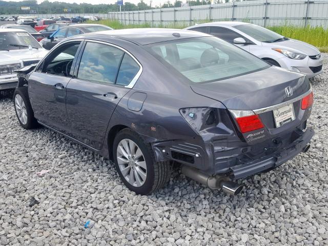 1HGCR3F89FA004960 - 2015 HONDA ACCORD EXL SILVER photo 3