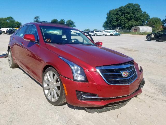 1G6AH5RX0F0116126 - 2015 CADILLAC ATS LUXURY RED photo 1