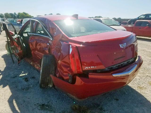 1G6AH5RX0F0116126 - 2015 CADILLAC ATS LUXURY RED photo 3