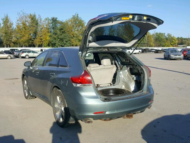 4T3BK3BB3AU038953 - 2010 TOYOTA VENZA BASE GRAY photo 3