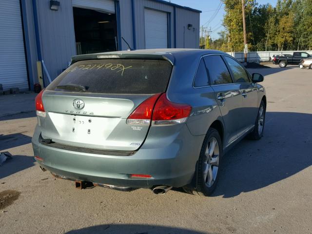 4T3BK3BB3AU038953 - 2010 TOYOTA VENZA BASE GRAY photo 4