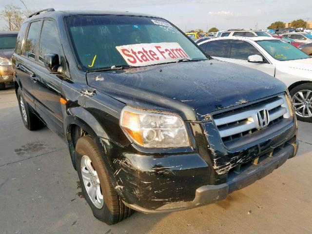 5FNYF28278B019581 - 2008 HONDA PILOT VP BLACK photo 1