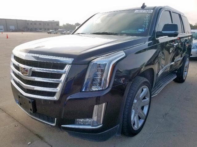 1GYS4MKJ6FR600790 - 2015 CADILLAC ESCALADE L BLACK photo 2