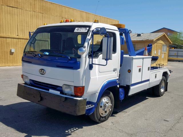 JNAMCU2H81AD60024 - 2001 NISSAN DIESEL UD1800 CS WHITE photo 2