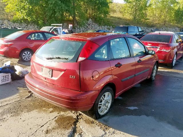 3FAHP37313R169437 - 2003 FORD FOCUS ZX5 RED photo 4