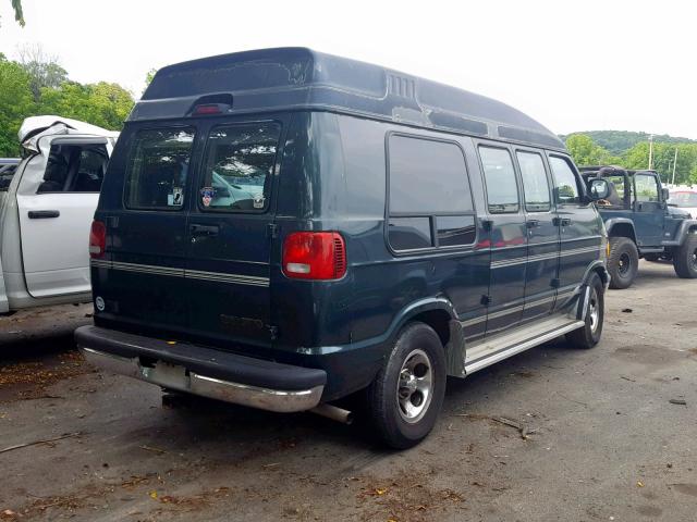 2D6WB11Y23K519160 - 2003 DODGE RAM VAN B1 GREEN photo 4