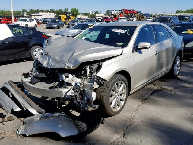 1G11H5SA5DF269820 - 2013 CHEVROLET MALIBU LTZ ბეჟი ფოტო 2