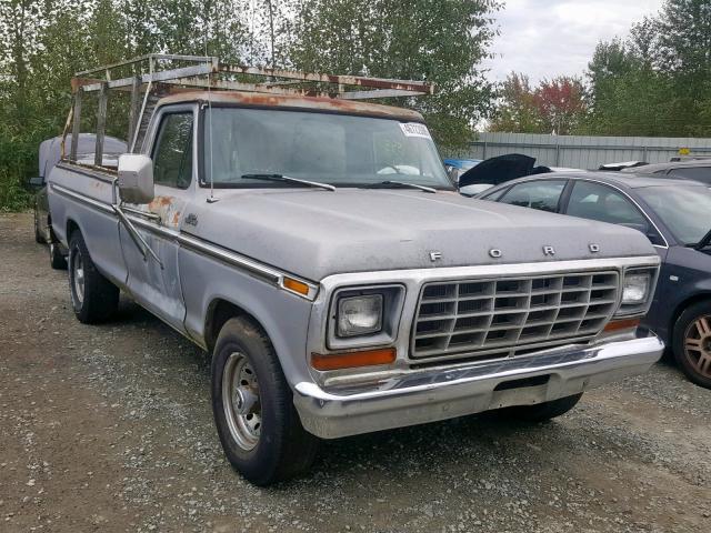 F25SRDJ9409 - 1979 FORD F-250 GRAY photo 1