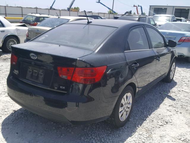 KNAFU4A28C5596033 - 2012 KIA FORTE EX BLACK photo 4