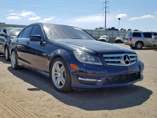 WDDGF4HB0CA678245 - 2012 MERCEDES-BENZ C 250 BLUE photo 1