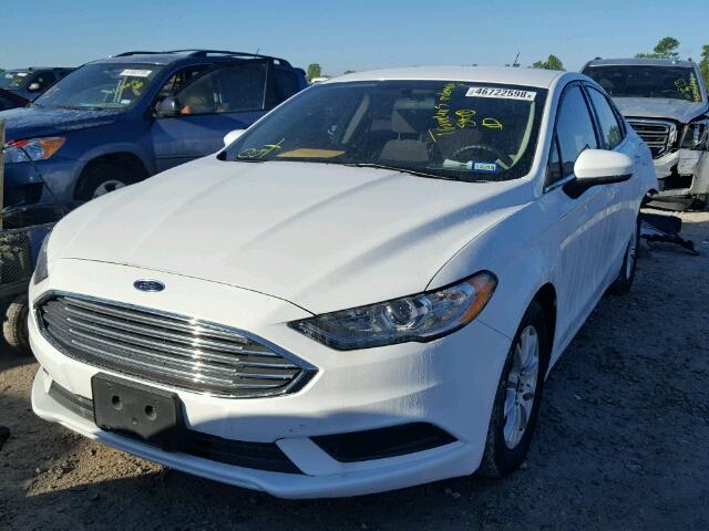 3FA6P0G74JR151875 - 2018 FORD FUSION S WHITE photo 2