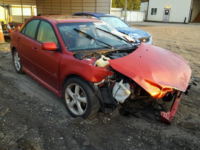 1YVHP80D555M21555 - 2005 MAZDA 6 S RED photo 1