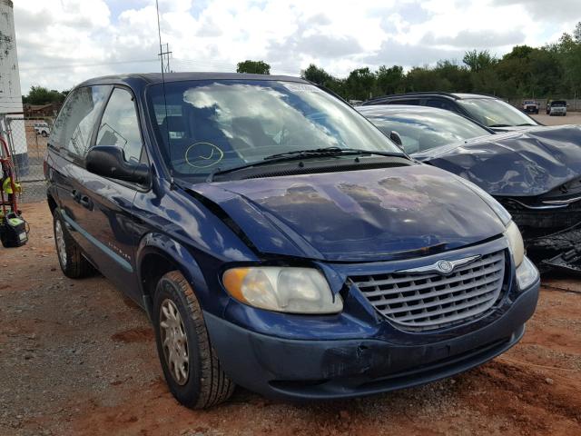 1C4GJ25B41B178694 - 2001 CHRYSLER VOYAGER BLUE photo 1