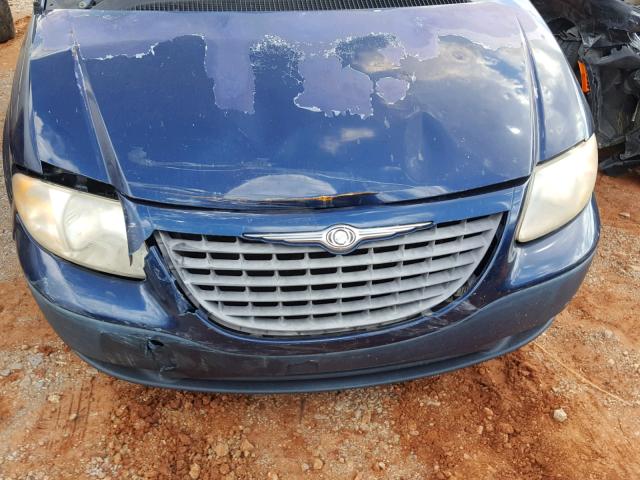 1C4GJ25B41B178694 - 2001 CHRYSLER VOYAGER BLUE photo 9