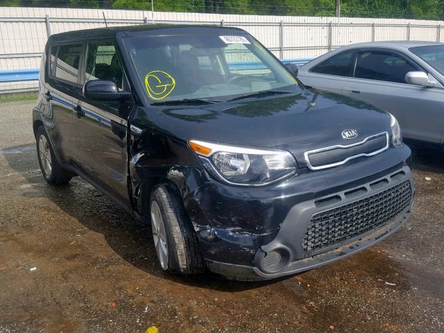 KNDJN2A29F7800569 - 2015 KIA SOUL BLACK photo 1