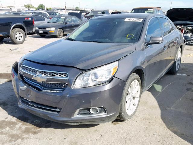 1G11H5SA5DF230032 - 2013 CHEVROLET MALIBU LTZ ყავისფერი ფოტო 2