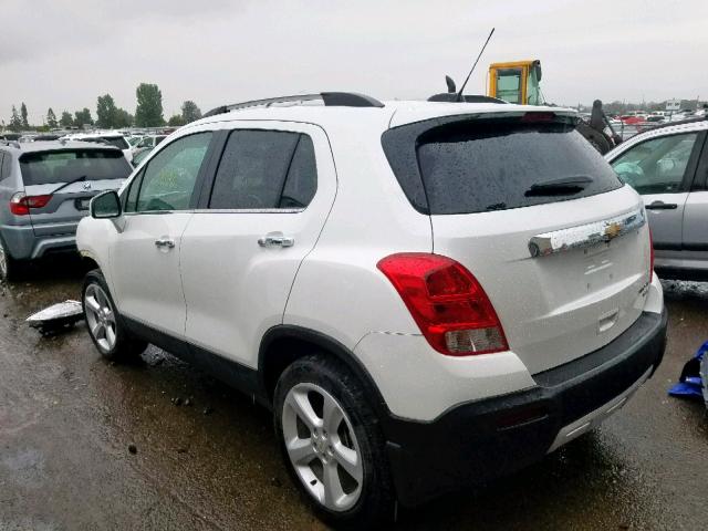 KL7CJTSB5FB064930 - 2015 CHEVROLET TRAX LTZ WHITE photo 3