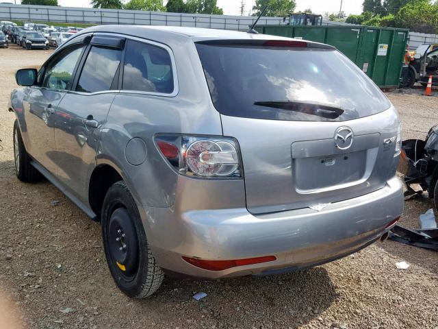 JM3ER2W50A0324231 - 2010 MAZDA CX-7 SILVER photo 3