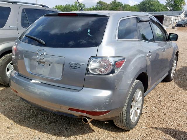 JM3ER2W50A0324231 - 2010 MAZDA CX-7 SILVER photo 4