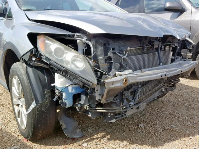 JM3ER2W50A0324231 - 2010 MAZDA CX-7 SILVER photo 9