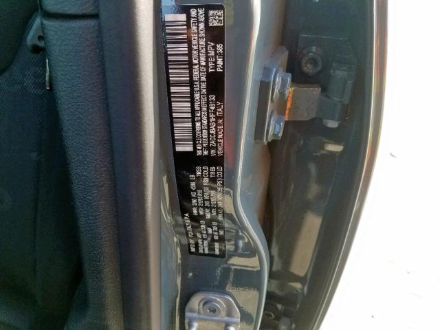 ZACCJBAB1HPF48133 - 2017 JEEP RENEGADE S GRAY photo 10