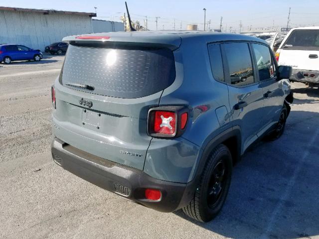 ZACCJBAB1HPF48133 - 2017 JEEP RENEGADE S GRAY photo 4
