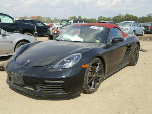 WP0CA2A82HS221092 - 2017 PORSCHE BOXSTER BLACK photo 2