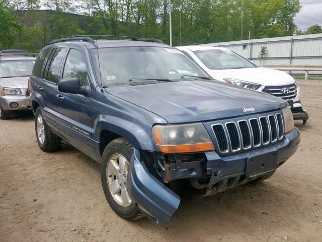 1J4GW58NX1C560631 - 2001 JEEP GRAND CHER BLUE photo 1