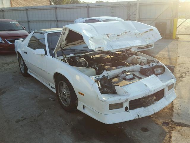 1G1FP23E2ML111770 - 1991 CHEVROLET CAMARO RS WHITE photo 1